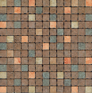 Mosaic--Rustic_Tile,Mixed_Color_Mosaic_[2],C2820-2